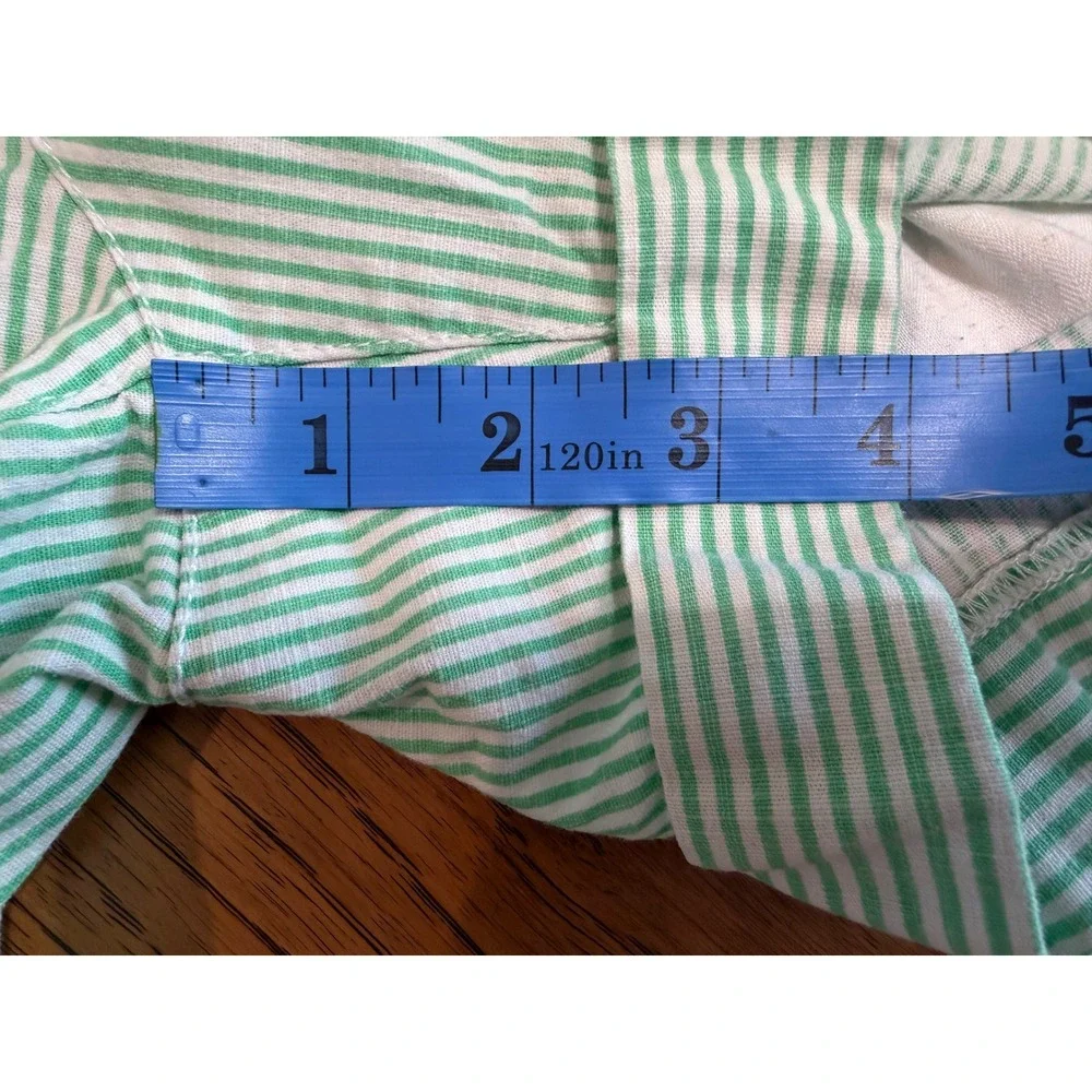 Women's‎ Dear John Classic Pin Striped Cuffed Green Shorts, Size 27